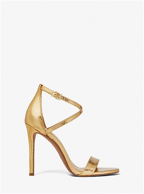 michael michael kors antonia leather sandal|michael kors sandals for woman.